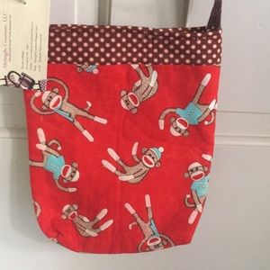 Adorable Sock Monkey Purse